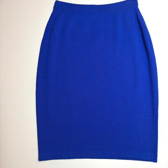 St. John Evening Royal Blue 2-Piece Skirt Suit NWT | Sizes 6 & 4 - Picture 6 of 8